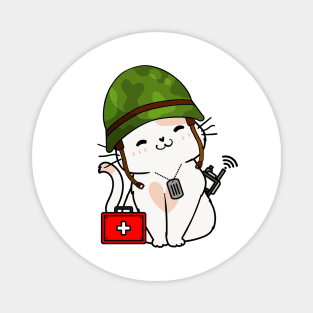 Medic Persian Cat Magnet